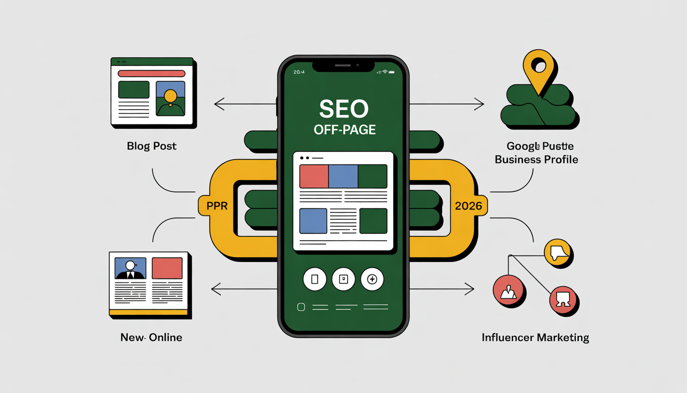 กลยุทธ์การทำ SEO Off-page ปี 2569 ผ่านการทำ Blog Post, Google Business Profile และ Influencer Marketing เพื่อผลลัพธ์ที่ยั่งยืน
