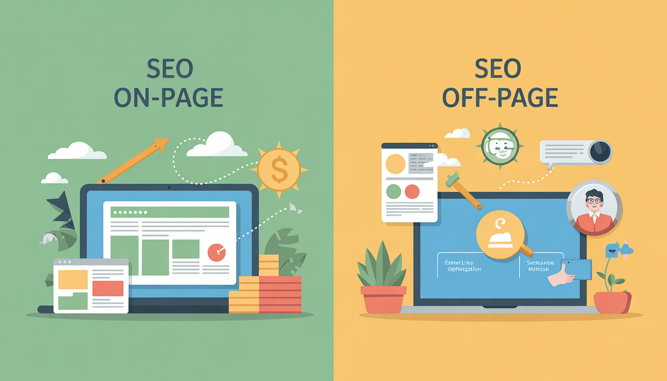 ความแตกต่างระหว่าง SEO On-page และ SEO Off-page ในการเพิ่มอันดับความน่าเชื่อถือให้กับเว็บไซต์บน Google