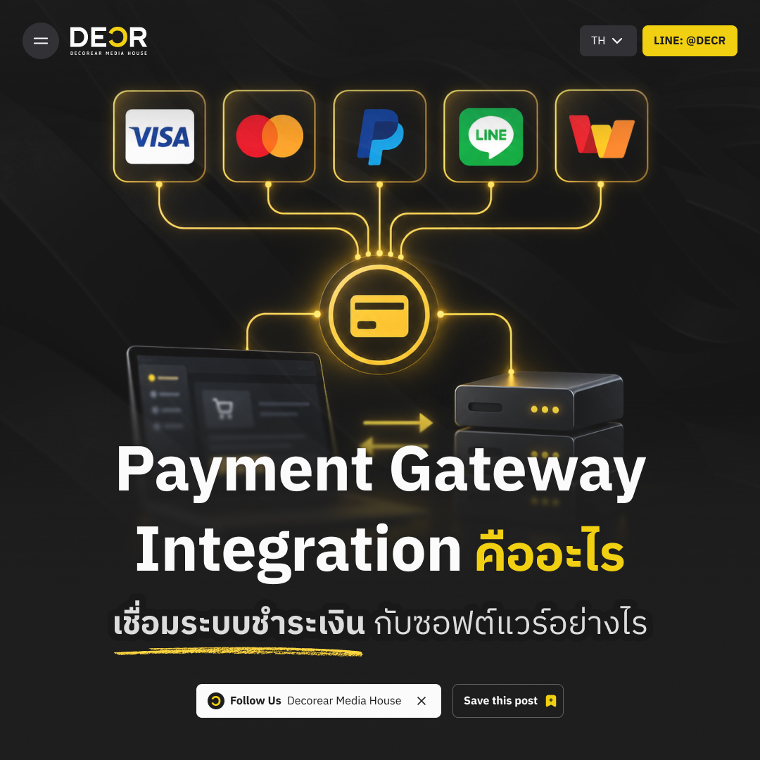 Payment Gateway Integration āļāļ·āļāļāļ°āđāļĢ? āđāļāļ·āđāļāļĄāļĢāļ°āļāļāļāļģāļĢāļ°āđāļāļīāļāļāļąāļāļāļāļāļāđāđāļ§āļĢāđāļāļĒāđāļēāļāđāļĢ