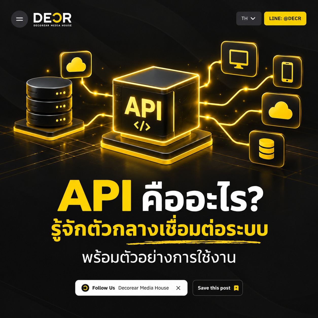 API คืออะไร? รู้จักตัวกลางเชื่อมต่อระบบ พร้อมตัวอย่างการใช้งาน